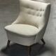 Armchair wing chair egg Barrel 50s modernist