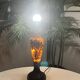 Lamp base - Acid-etched glass - Gallé style