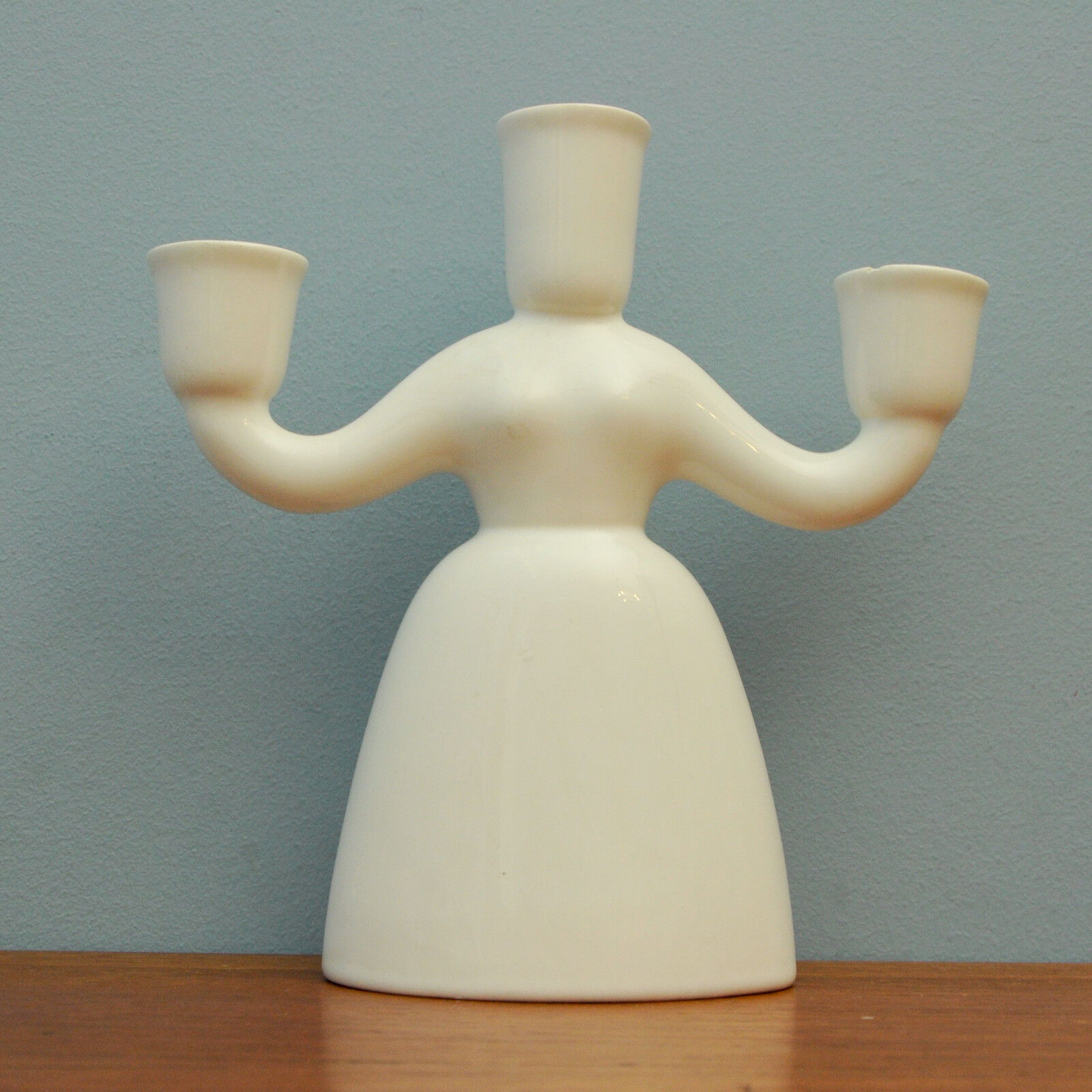 Scandinavian porcelain candleholder