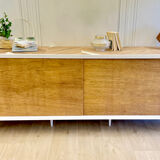 Vintage sliding door enfilade