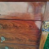 Commode ancienne Empire, plateau en marbre