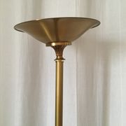 Louis XVI-style halogen lamppost in bronze and brass Lucien GAU
