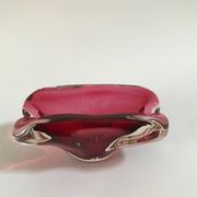 Murano pink lined glass ashtray, 1960