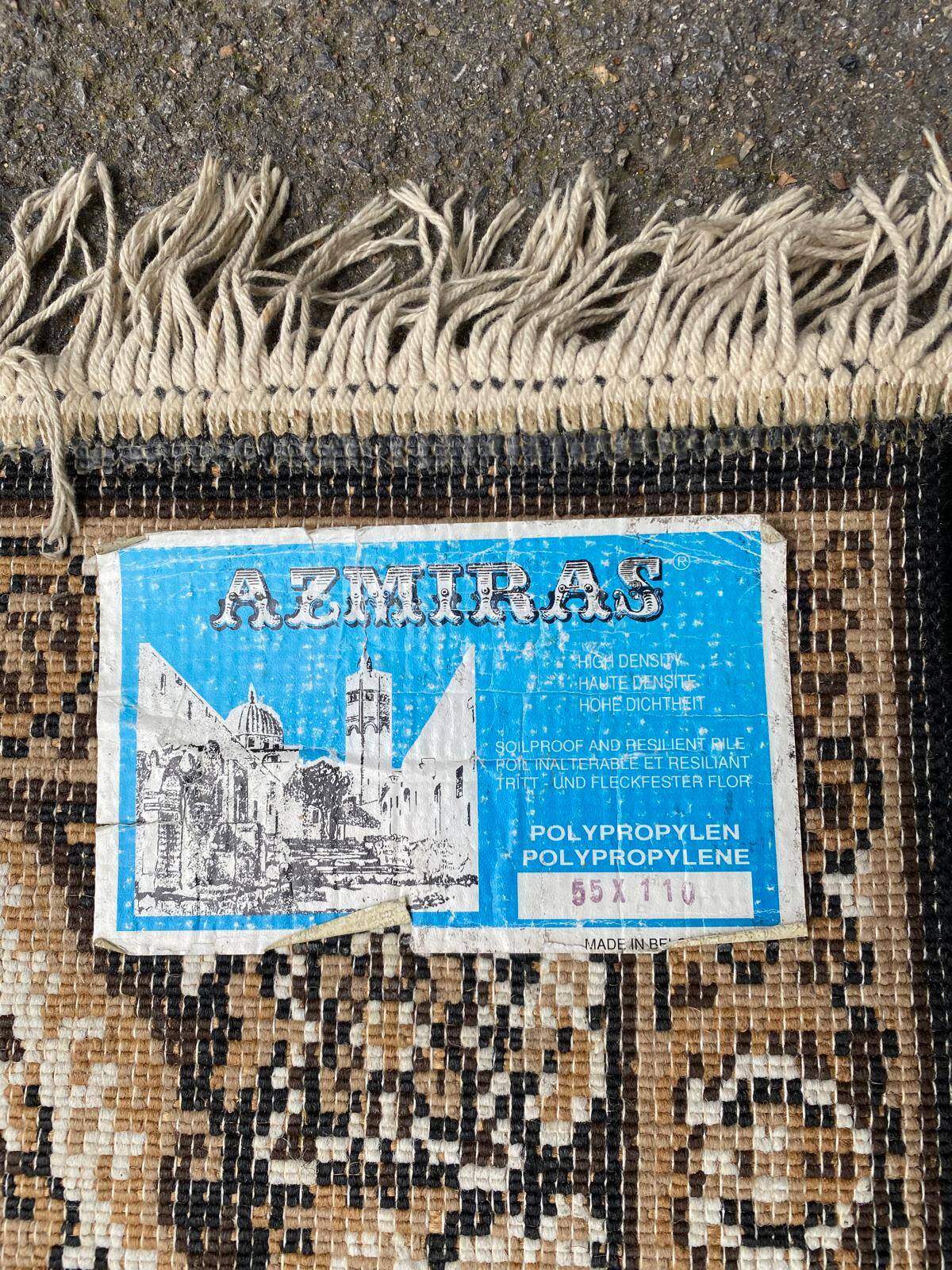 Persian rug imitation wool 55x110cm