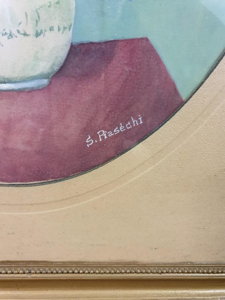 Ancient table peony bouquet