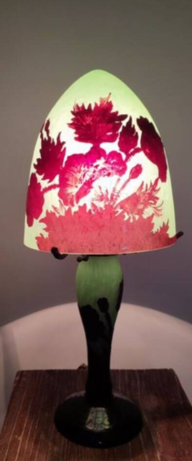 Glass paste lamp