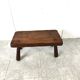 Solid wooden brutalist coffee table, 1960s