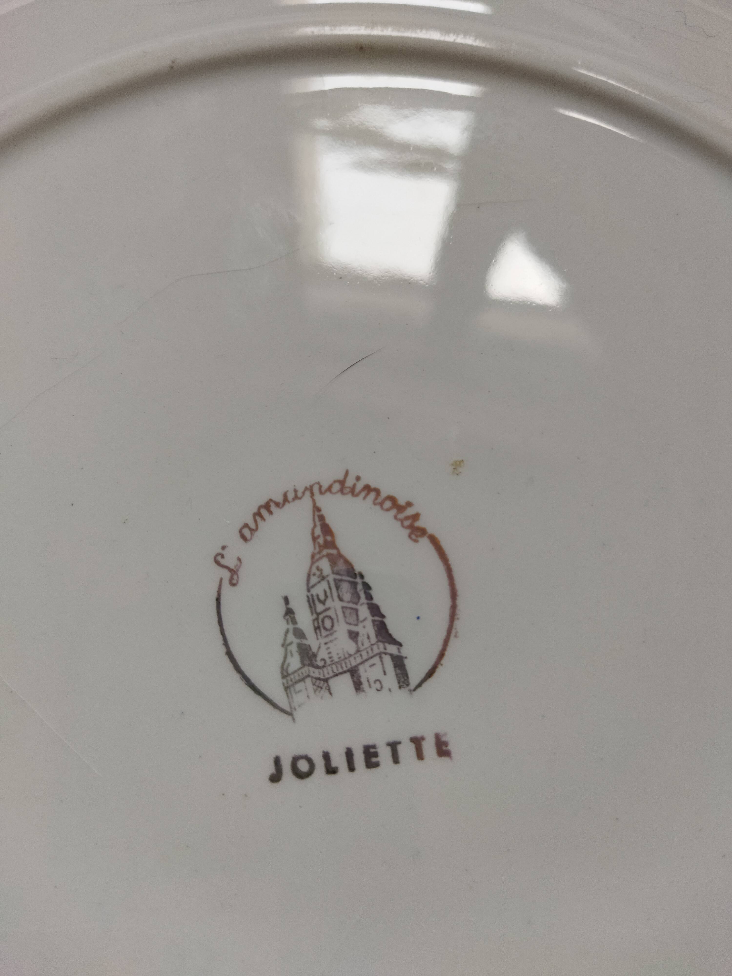 Fine earthenware dish Joliette L'Amandinoise
