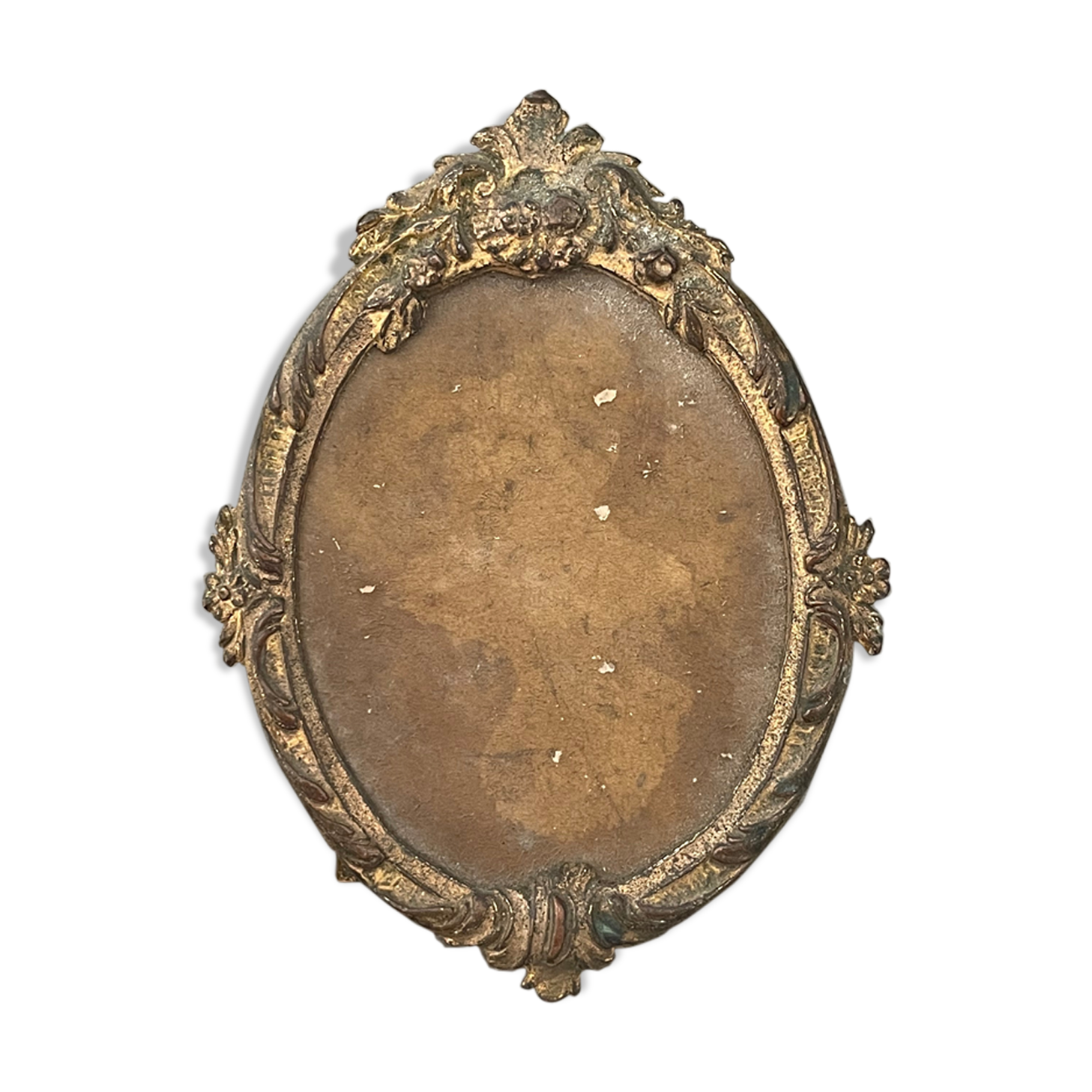 Old frame photo brass nineteenth