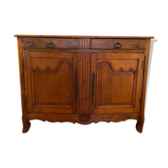 Old solid wood buffet