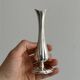 small antique silver-plated metal soliflore