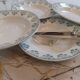 Deep plates made of ironstone from Digoin Sarreguemines.