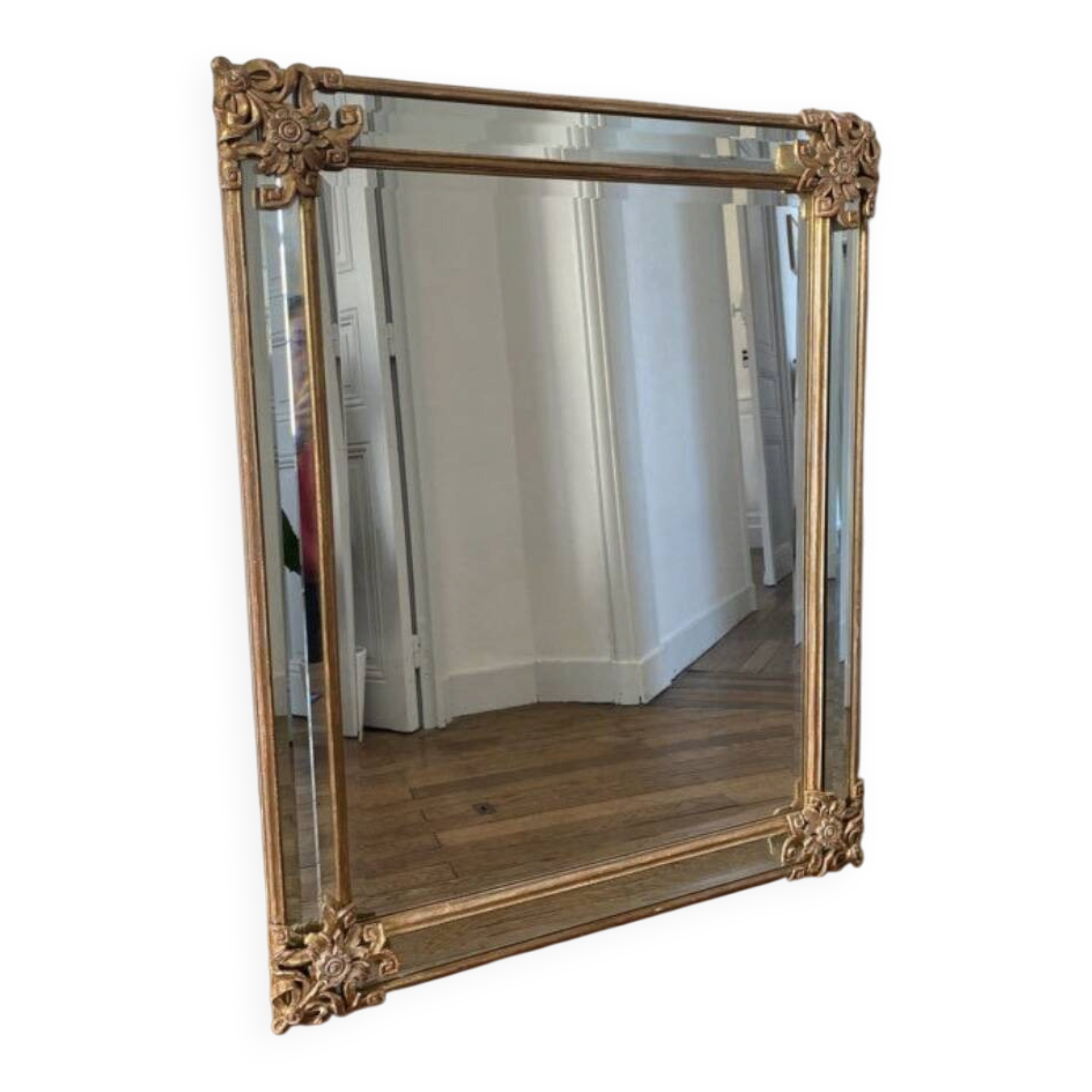 Miroir bois doré