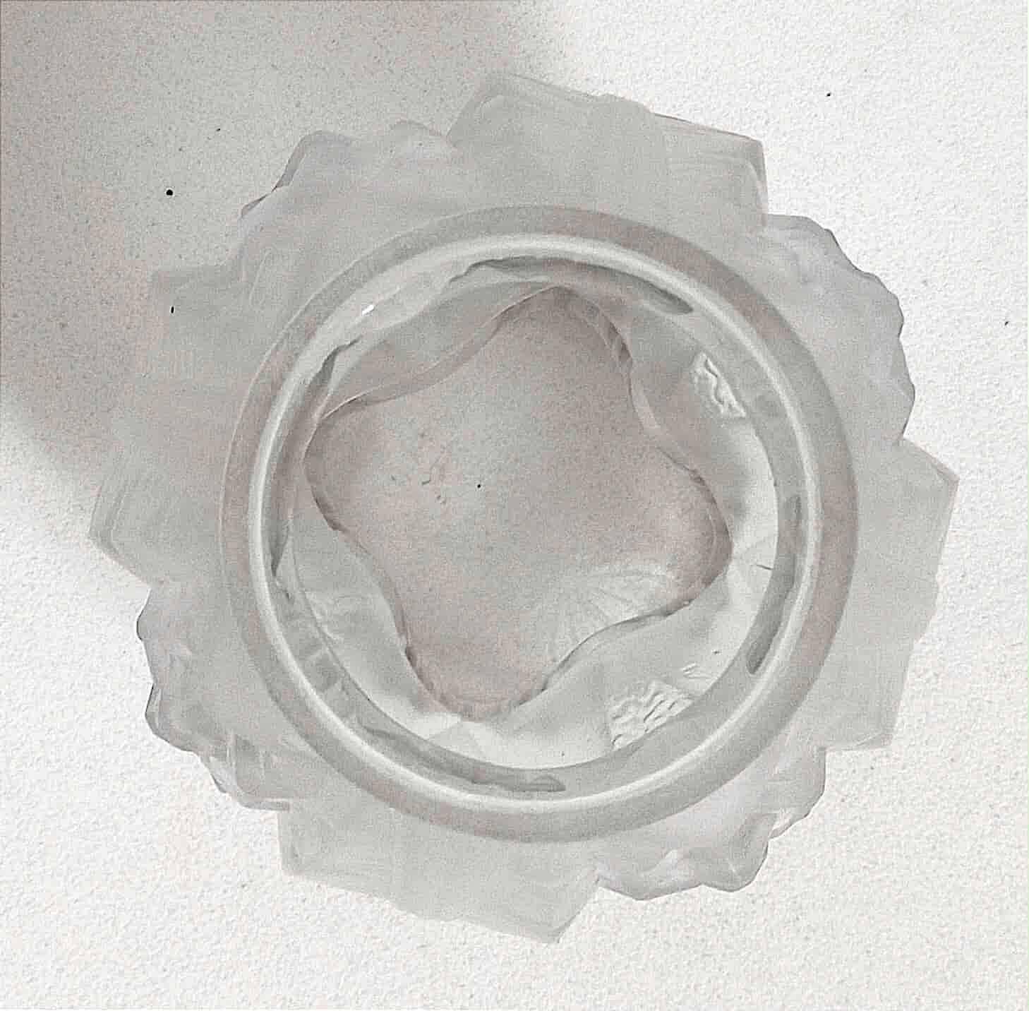 Art vase signed Muller, Height 20 cm