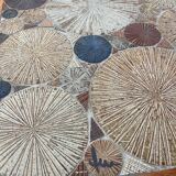 Coffee table teak tiles by Tue Poulsen for Haslev