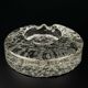 Vintage frosted glass ashtray by Kosta Boda, Sweden, 1970s.