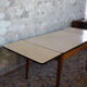 Table extensible vintage formica et bois