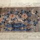 Tapis luxueux 100 % soie/Chine/Fait à la main/Motif de grue/années 1950