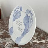 Figgjo dish, model designed by carlo linchetti, swiss artist, scandinavian design, feet decor