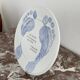 Figgjo dish, model designed by carlo linchetti, swiss artist, scandinavian design, feet decor