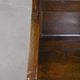 Antique English hooded lambing chair from the 18th century with hood shape