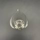 Vintage glass photophore in the shape of a calla lily – a
