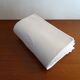 Lot de 10 serviettes de table brodées coton damassé monogramme J.G