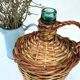 Demijohn with wicker