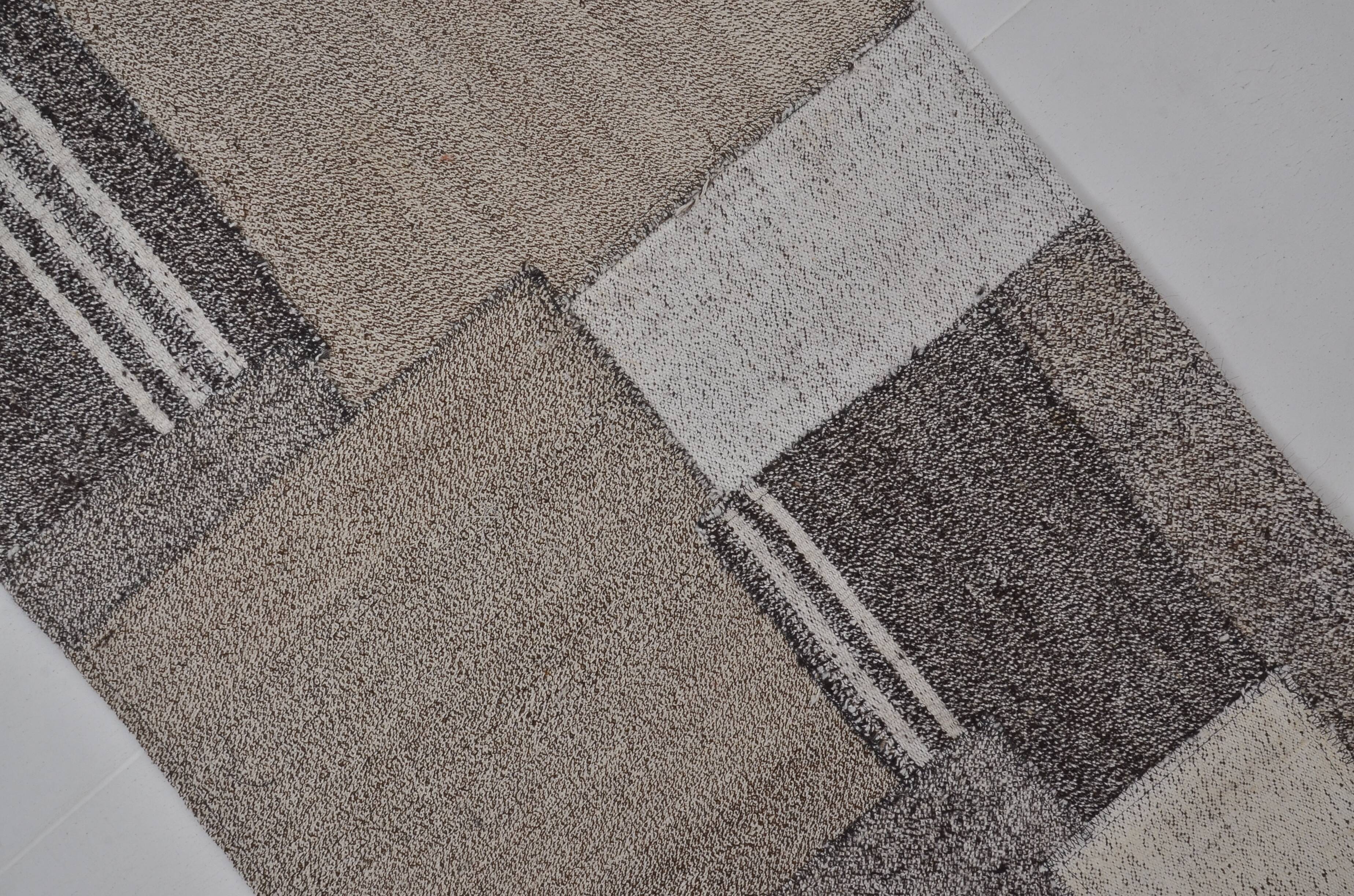 Anatolian Vintage Neutral Kilim Rug sku3806