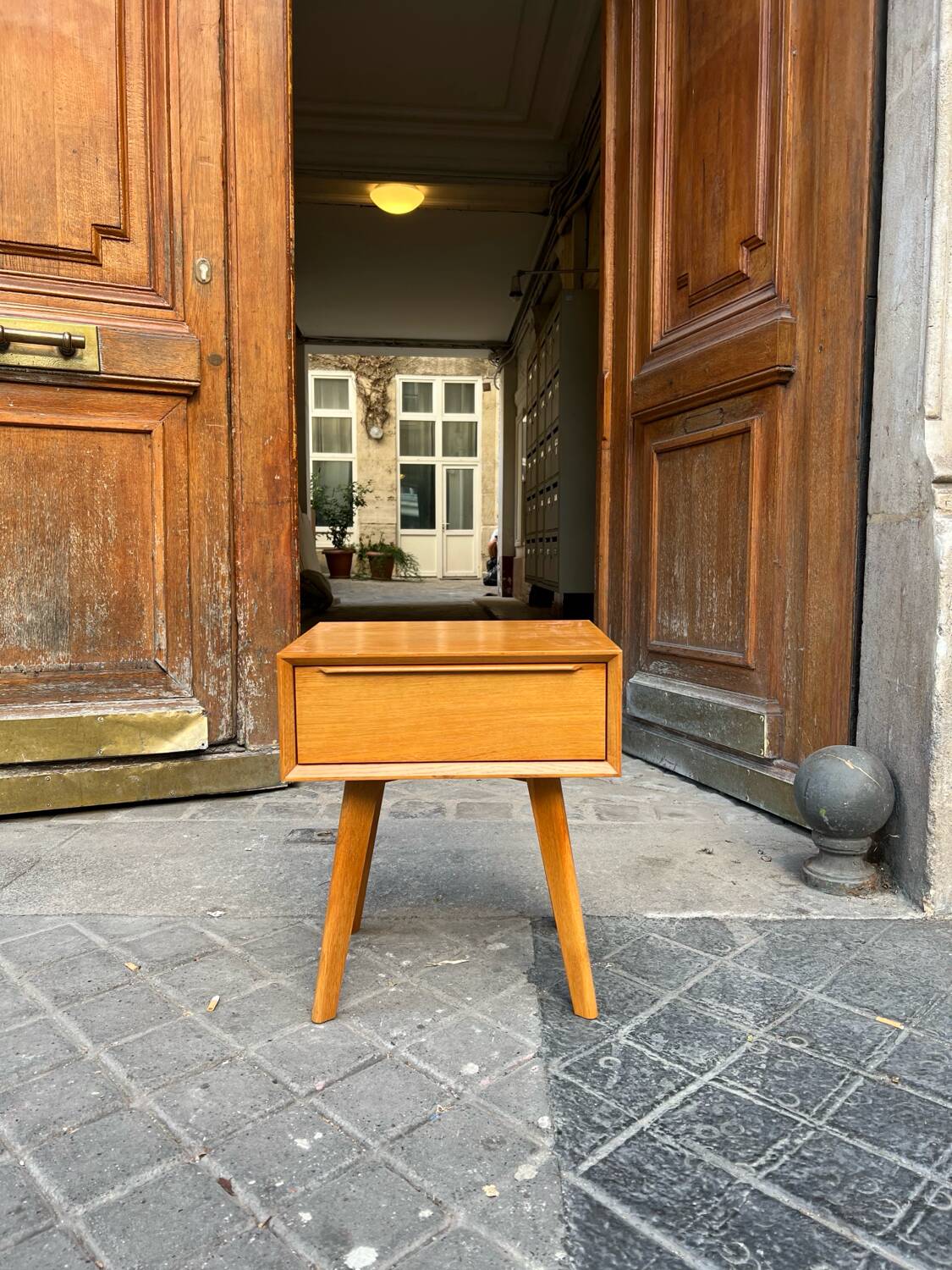 Scandinavian bedside table