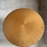 Round coffee table with compass base