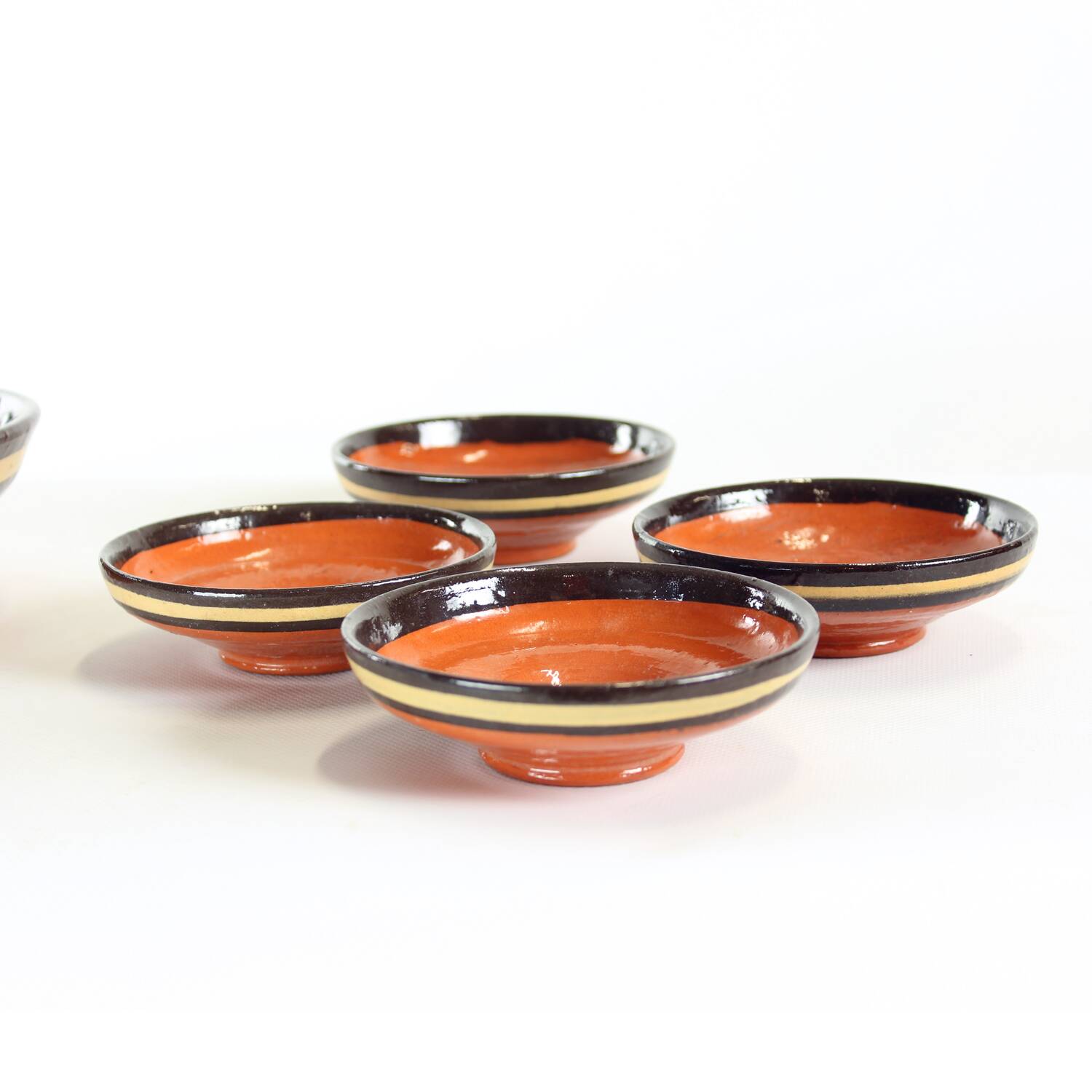 Set Of Ceramic Bowls By Ditta Abrhamova, Czechoslovakia 1980s