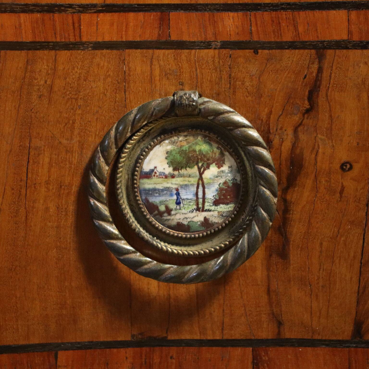 Tuscany baroque secretary with a drop-down front, Italy, 18th century