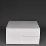 Table basse sculpturale minimaliste, années 1980