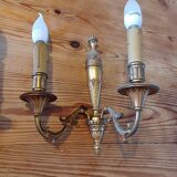 Pair of Bronze Sconces