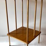 Vintage pedestal table in formica 60s