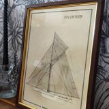 Volunteer sailboat frame