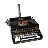 Old typewriter Erika Naumann portable circa 1940