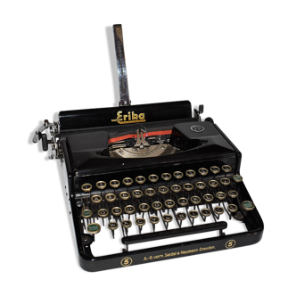 Old typewriter Erika Naumann portable circa 1940