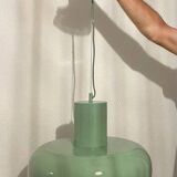 Benjamin office pendant light in green, Monoprix