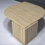 Travertine coffee table by Roche Bobois France 1970