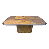 Paul Kingma attributed coffee table, 1980s