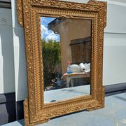 Miroir Bois et Stuk doré 19 ème