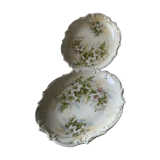 Lot of two decorative plates