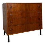 Vintage chest of drawers on legs – 4 drawers – wooden handles