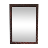 Rattan frame mirror