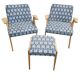 Paire de fauteuils "Bunny" modernes du milieu du siècle avec repose-pieds, J. Chierowski, années 1970, polonais