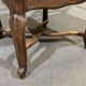 20th-century armchair in beech with a straw seat in Louis XV style.