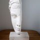 Greek woman's head in plaster