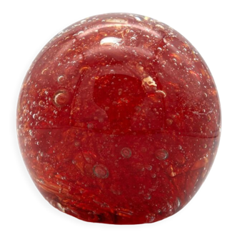 Blown glass paperweight - Fernando Agostinho - circa 1990